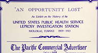 Cover of a brochure.