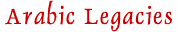 Arabic Legacies Arabic Legacies written in red lettering.